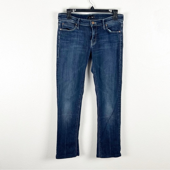 MOTHER The Runaway Here Kitty Kitty Dark Wash Five Pockets Jeans, Size 29 - Picture 1 of 13